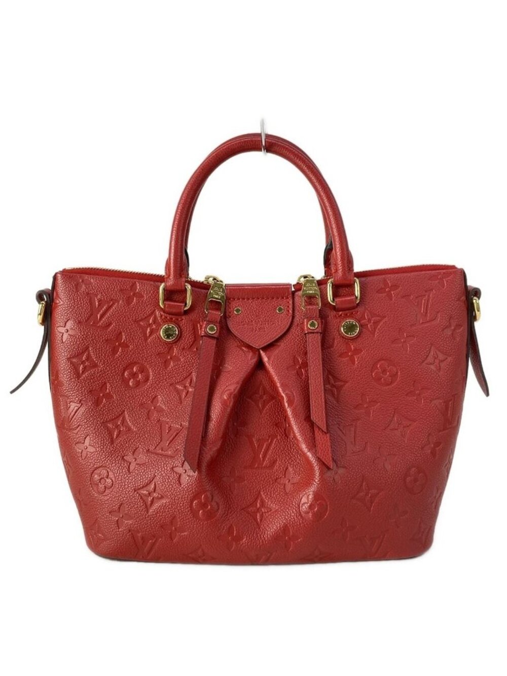 Louis Vuitton Handbag Monogram Empreinte Mazarine PM Cerise Leather